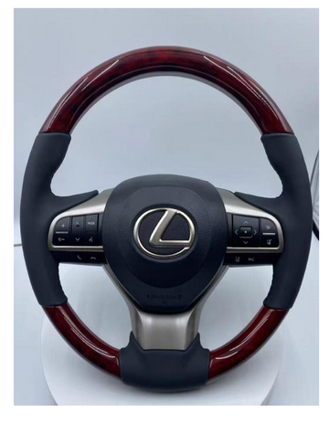 Custom Carbon Fiber & Perforated Leather Performance Steering Wheel