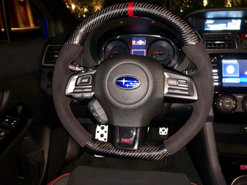Custom Carbon Fiber & Alcantara Performance Steering Wheel