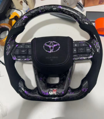 Custom Forged Carbon Fiber Steering Wheel